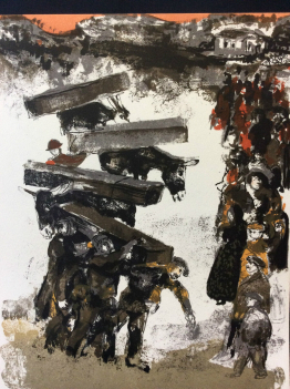 walter_spitzer_lithograhie_originale_lespoir_andre_malraux_guerre_despagne