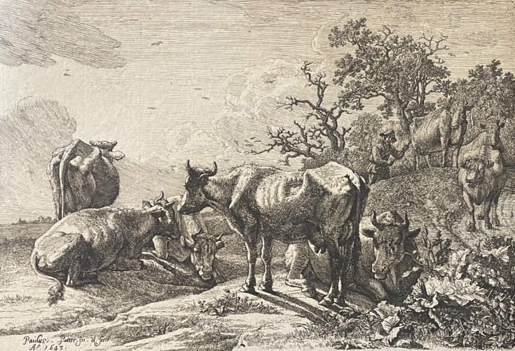 paulus_potter_les_vaches_au_repos_apres_1643_tirage_amand_durand_1880_vache
