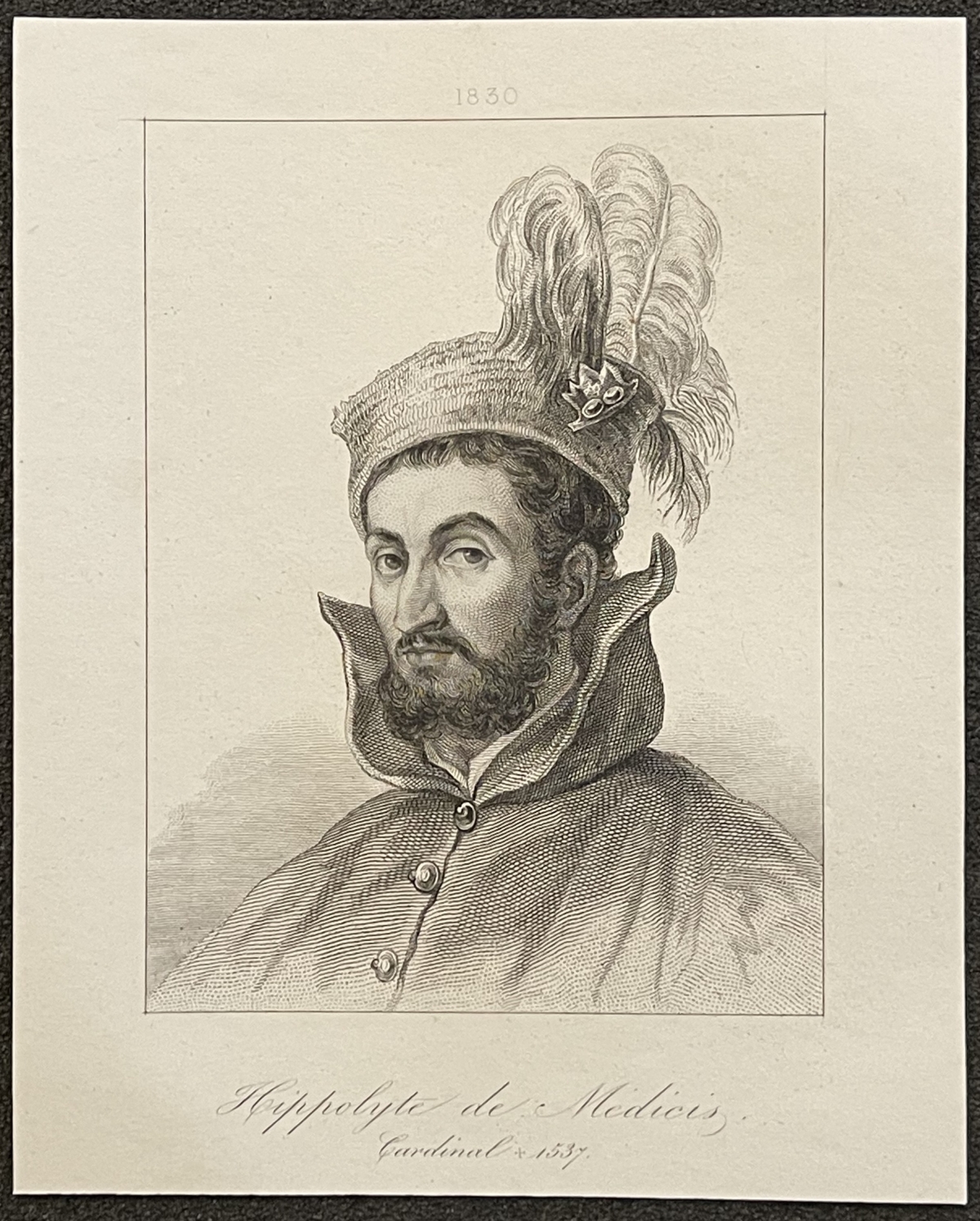 hippolyte_de_medicis_1511-1535_cardinal_florence_italie_gravure_vers_1840