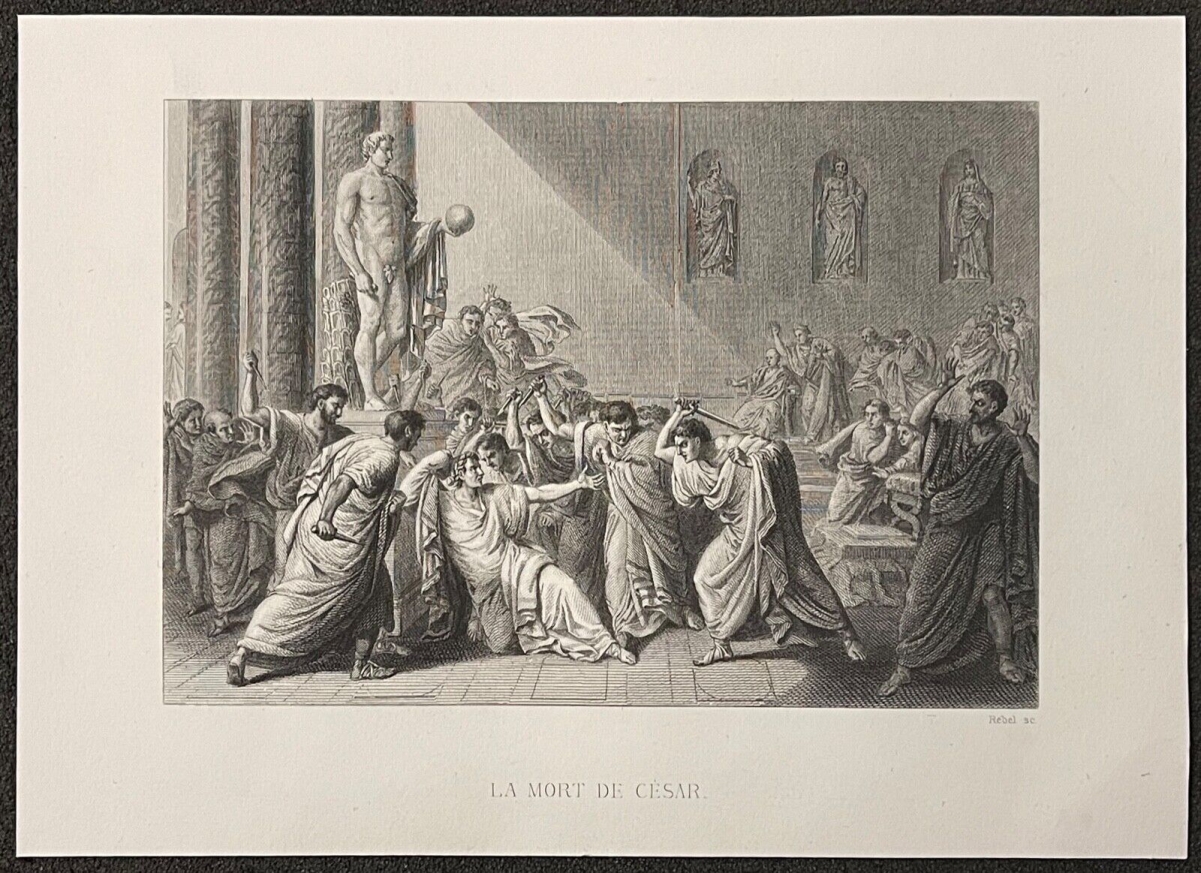 la_mort_de_cesar_lithographie_de_rebel_1873_roma_italie
