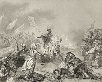 bataille_de_marignan_1515_francois_ier_italie_duché_de_milan_c_1840_france