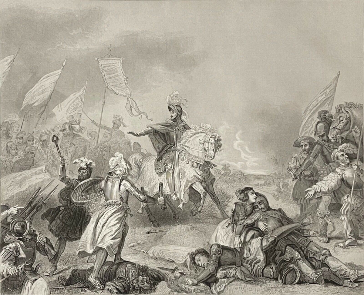 bataille_de_marignan_1515_francois_ier_italie_duché_de_milan_c_1840_france