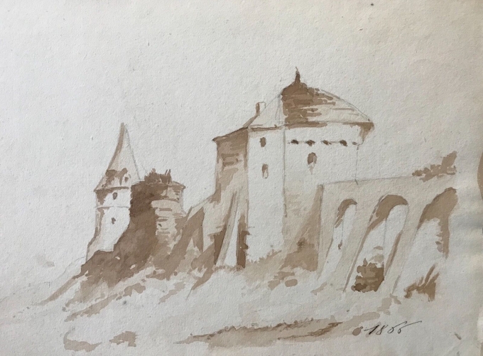 chateau_fort,_ruine,_moyen_age__archeologie,_fortification,_medievale__lavis_dencre_