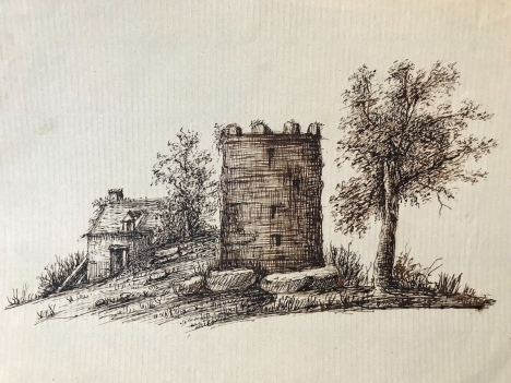 tour_de_guet__architecture,_moyen_age__archeologie_fortification_medieval_redoute_