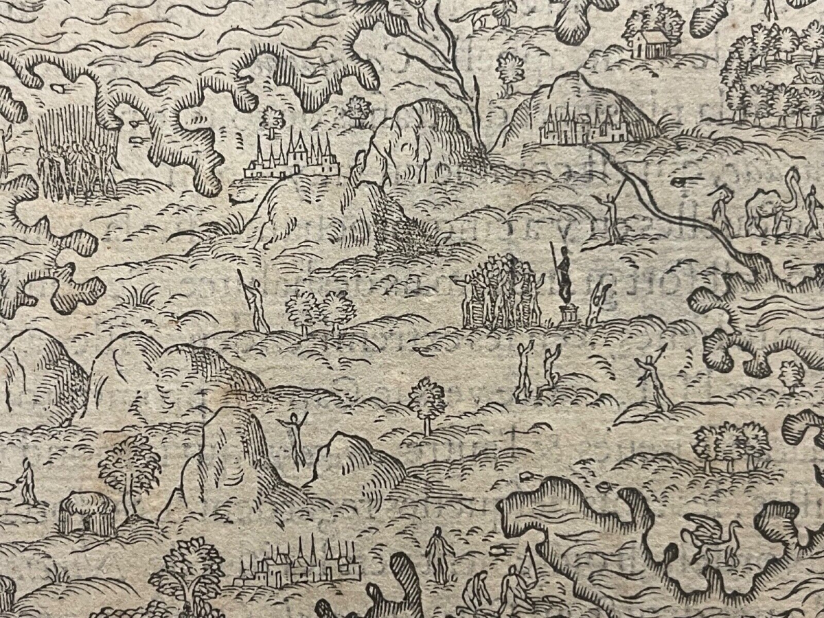madagascar_1575_map_andre_thevet_woodcut_cosmographie_universelle_early_africa