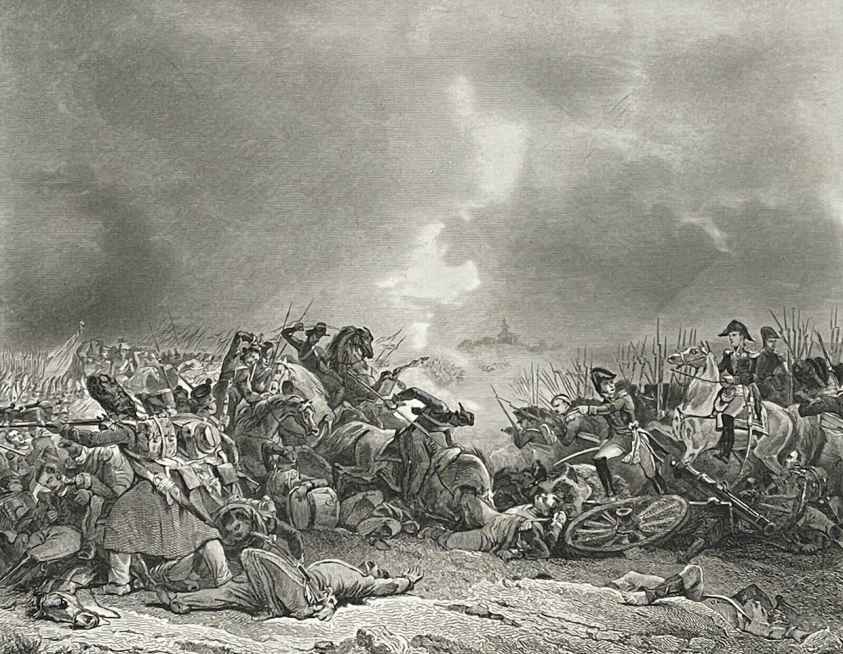 seconde_bataille_de_polotsk_1812_russie_napoleon_bonaparte_gravure_vers_1840