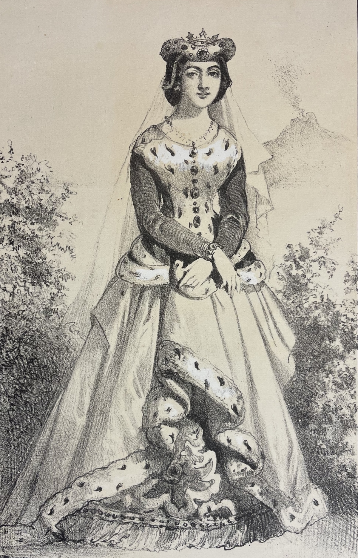 jeanne_de_naples_comtesse_de_provence_lithographie_c_1840_provence