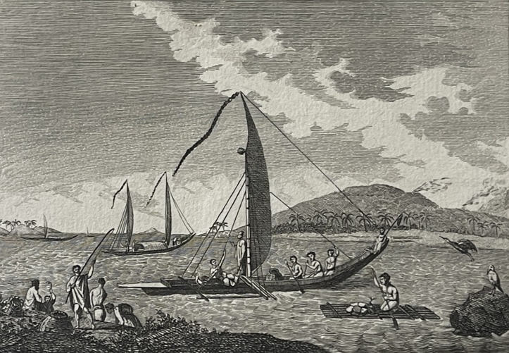 tahiti_1817_???_vue_d???otahiti,_pirogues_polynesiennes_du_premier_voyage_de_cook