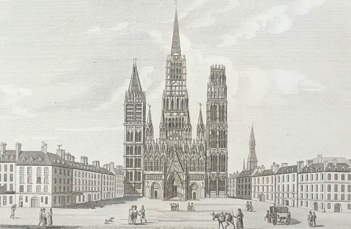 rouen_eglise_cathedrale_gravure_de_1818_par_couche_fils_france
