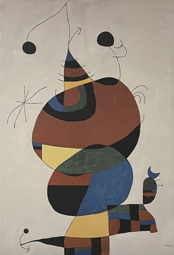 joan_miro_lithographie_femme_oiseau_etoile_hommage_a_pablo_picasso_1966