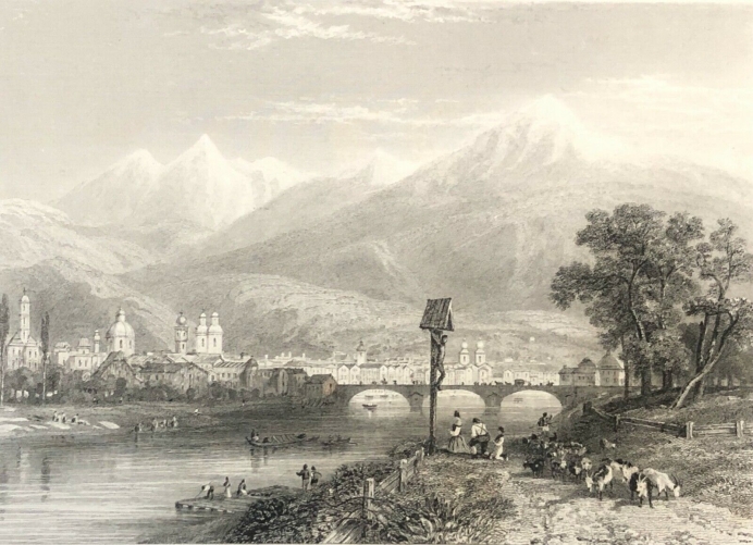 innsbruck_capitale_du_tyrol_en_autriche_vue_generale_gravure_de_1856_xixe