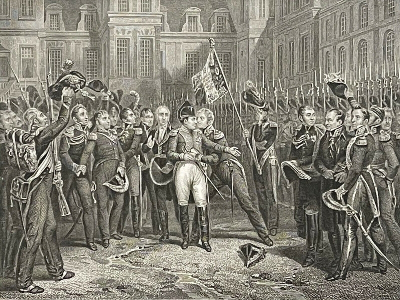 Gravure Ancienne Originale - Éclaireur De La Garde Impériale De Napoléon Bonaparte, XIXe (vers 1840)