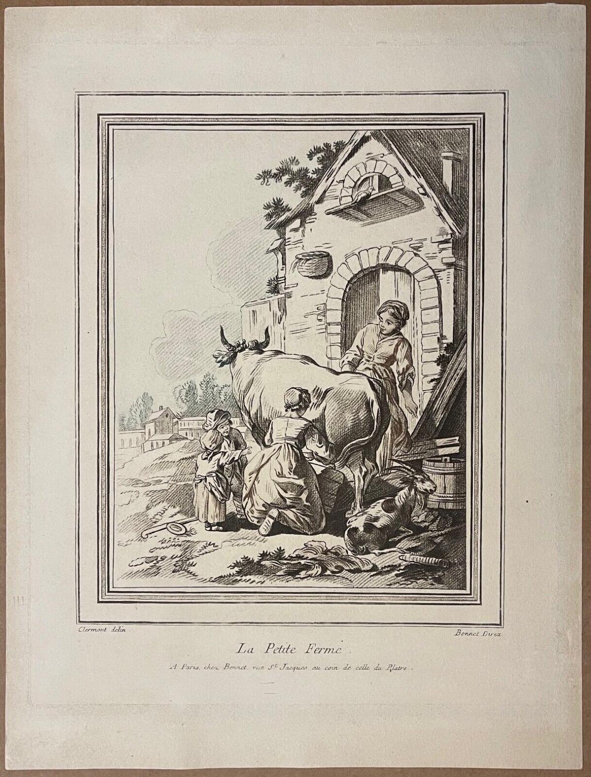 louis-marin_bonnet_1743-1793_la_petite_ferme_traite_vache_vers_1790_lait