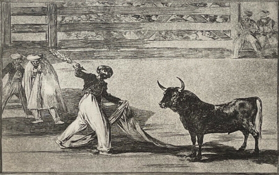 francisco_goya_1746-1828_espagne_tauromachie_taureau_fac-simile_c_1982