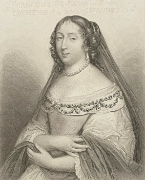 francoise_de_neufville-villeroy_duchesse_de_chaulnes_gravure_xixe