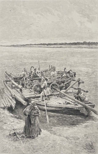 russie_1892_traverse_du_bac_pointe_seche_dapres_henri_lanos_graveur_abot