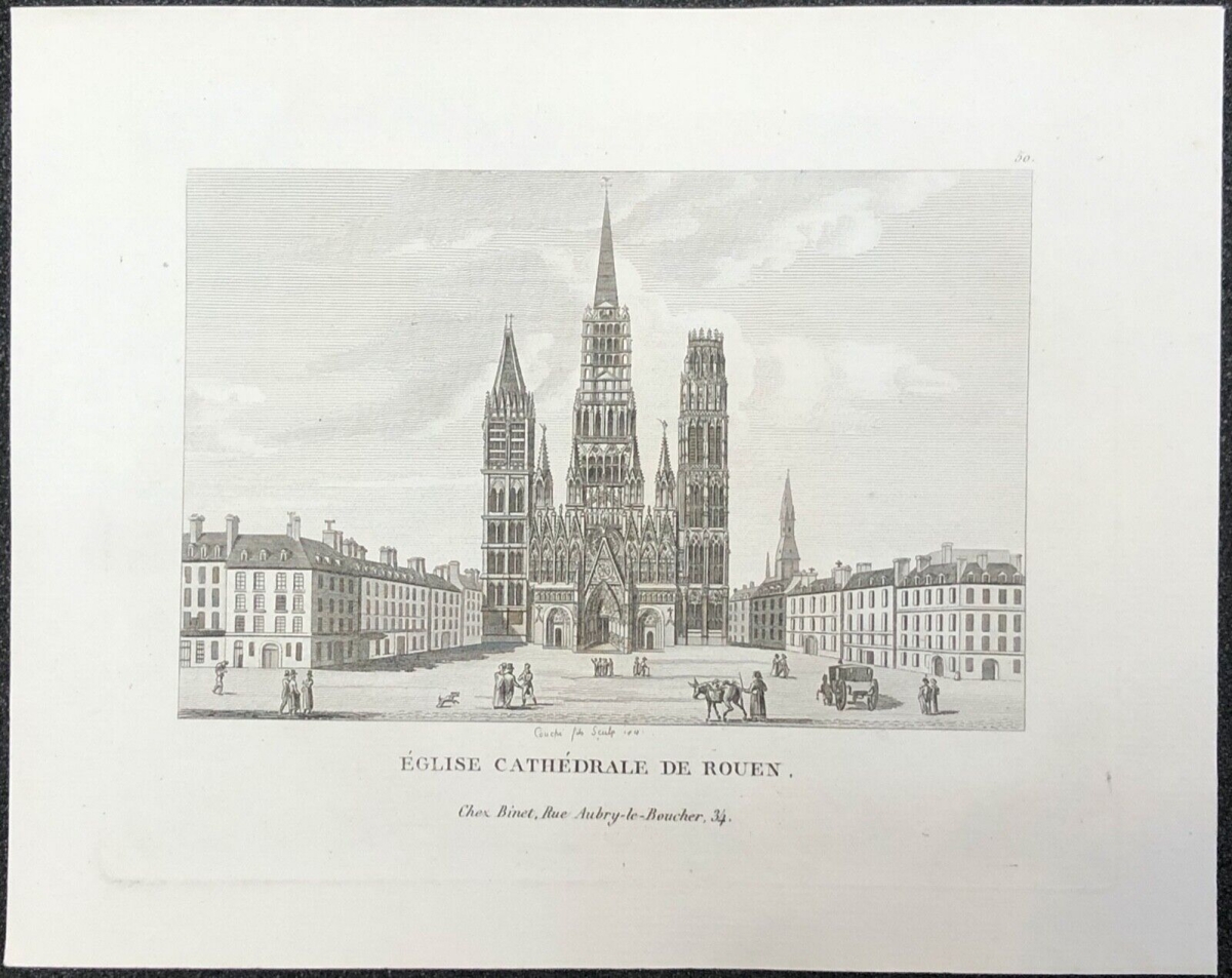rouen_eglise_cathedrale_gravure_de_1818_par_couche_fils_france