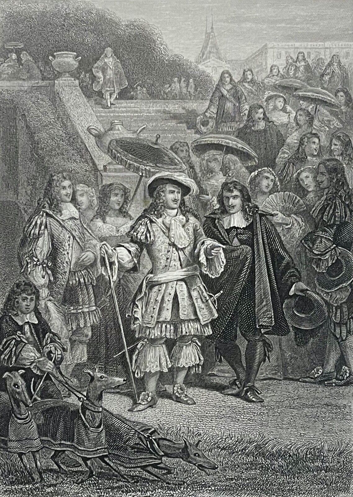 louis_xiv_roi_de_france_et_sa_cour_a_versailles_gravure_vers_1850