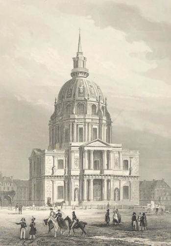 paris_hotel_des_invalides_gravure_lithographie_vers_1840_france