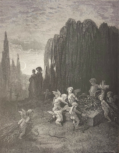 la_jeune_veuve_fables_la_fontaine_gustave_dore_gravure_de_1868_france