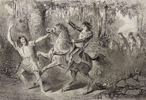 demence_de_charles_vi_roi_de_france_lithographie_de_1850