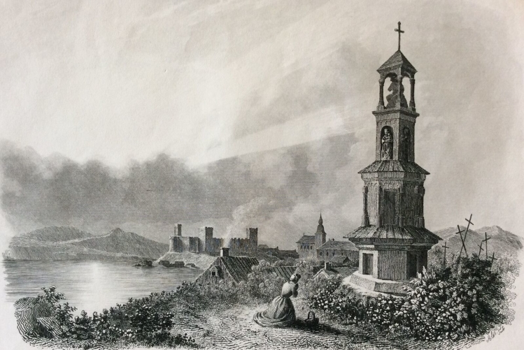 chateau_de_lucken_wolyniec_pologne_gravure_xixe_poland_castle