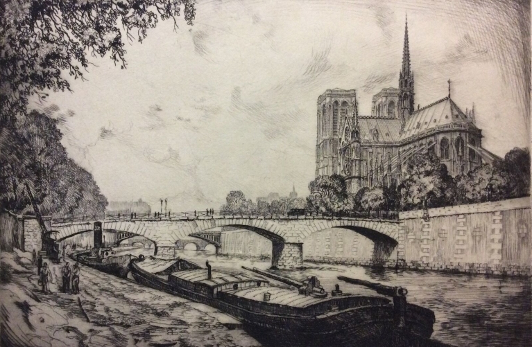 paris_france_quai_de_larcheveche_pointez_seche_signee_au_crayon_charles_nollet