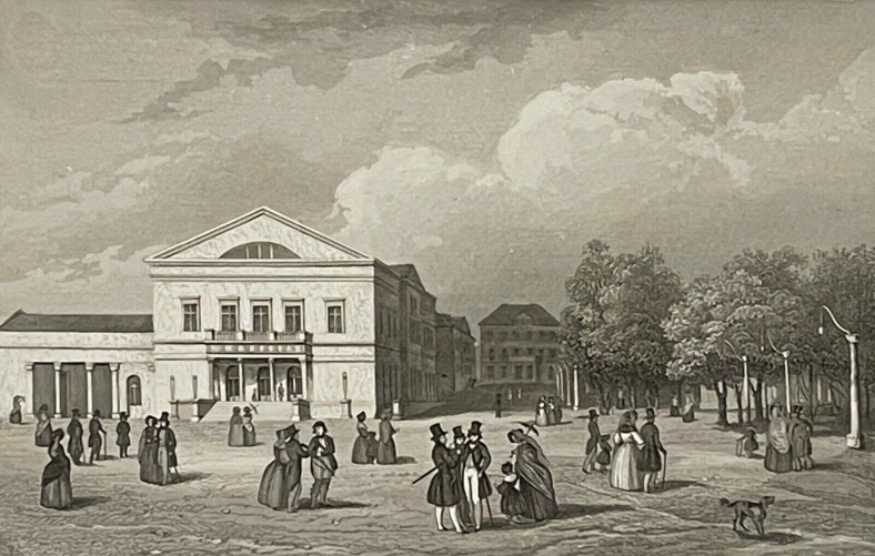 ansicht_des_schauspielhauses_wiesbaden_1844_j_f_dielmann_deutschland_allemagne