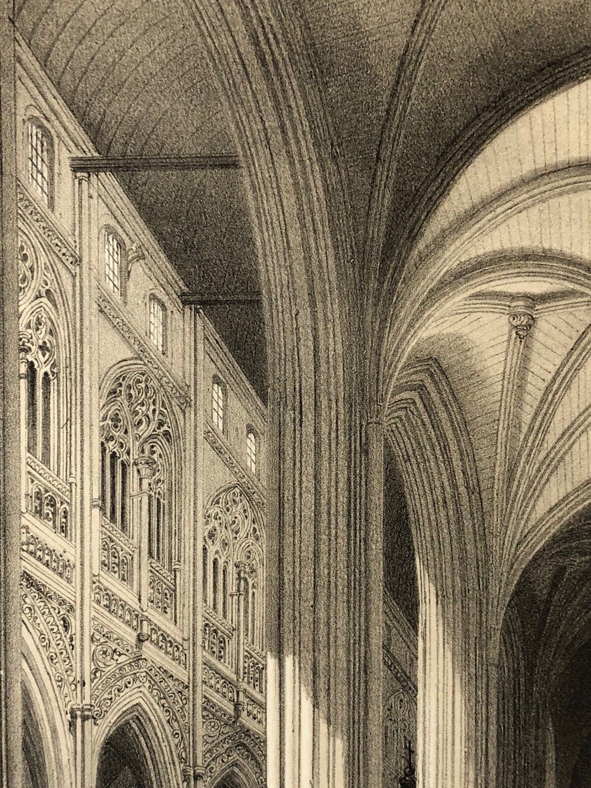 saint-ouen_de_pont-audemer_eure_lithographie_1852_architecture_gothique_normandie