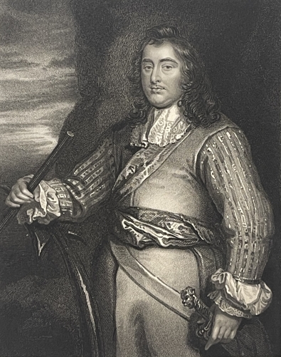 george_monck_duke_of_albemarle_antique_engraving_portrait_british_general_c_1835