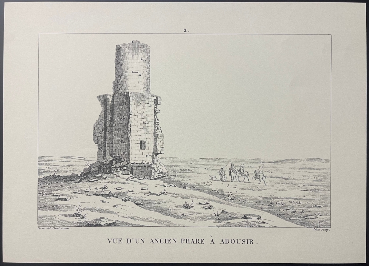 egypte_phare_de_taposiris_magna_abusir-mariout_vers_1825_retirage_1979
