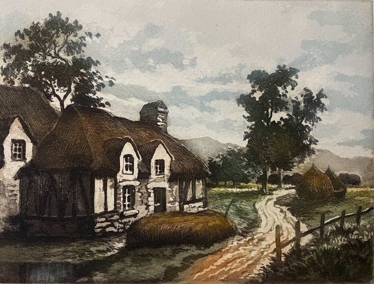 ferme_normandie_eau_forte_signee_vers_1930_france