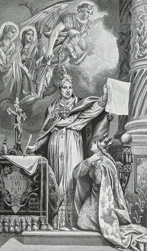 jeanne_darc_rehabiliteee_a_rouen_par_leglise_guerre_de_cent_ans_gravure_1887
