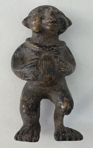 art_premier_statuette_bronze_maternite_tikar_cameroun_9,3_cm_afrique_animiste