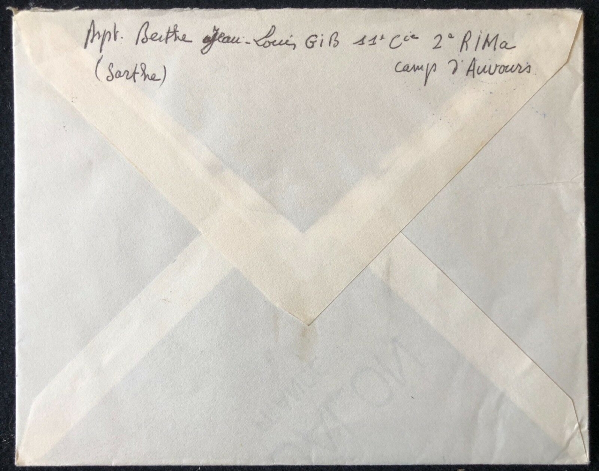 lettre_aff_fm_cad_2ri_marine_obl_24_heures_du_mans_1964_france