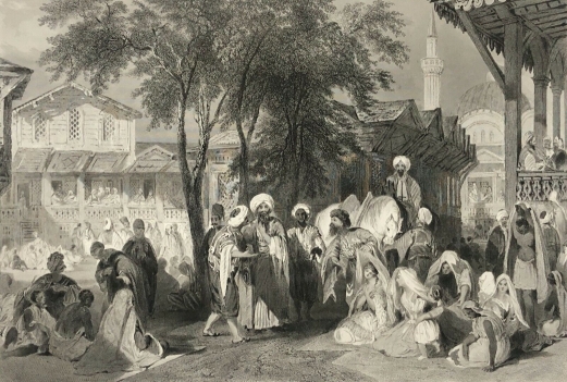 turquie_avrat_bazaar_or_slave_market_istanbul_constantinople_türkiye_1840