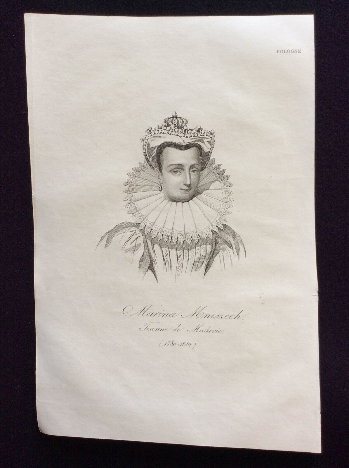 marina_mniszek_maryna_mniszech_mniszchowna_pologne_gravure_xixe_tsaritsa_russia