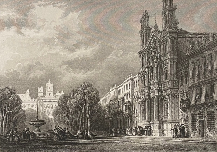 cadix_par_rouargue_circa_1840_andalousie_espagna_espagne