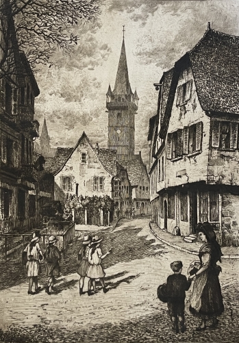 alsace_obernai_vers_1920_bas-rhin_pointe_seche_par_leon_desbuissons_1863-1944