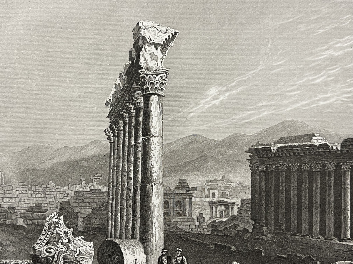 baalbek_temple_romain_de_bacchus_liban_gravure_par_aubert_1840