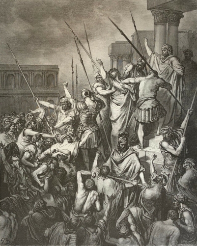 saint_paul_menace_par_les_juifs_a_jerusalem_gustave_dore_1874