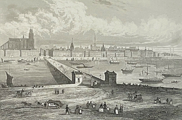 bordeaux_en_1863_lithographie_de_dureau_gironde_france