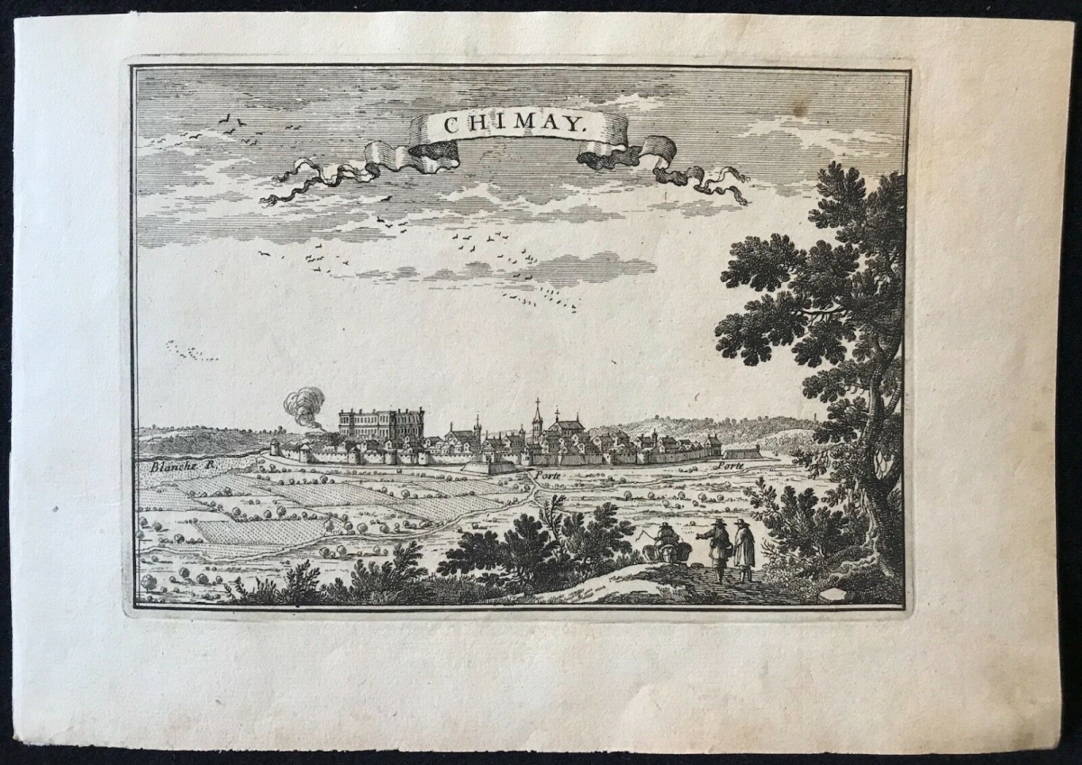 chimay_hainaut_belgium_gravure_au_burin_1680_kupferstich_beaulieu_belgique