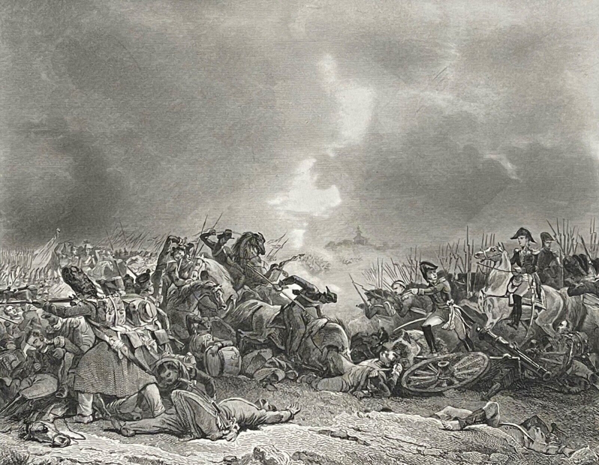 seconde_bataille_de_polotsk_1812_russie_napoleon_bonaparte_gravure_vers_1840