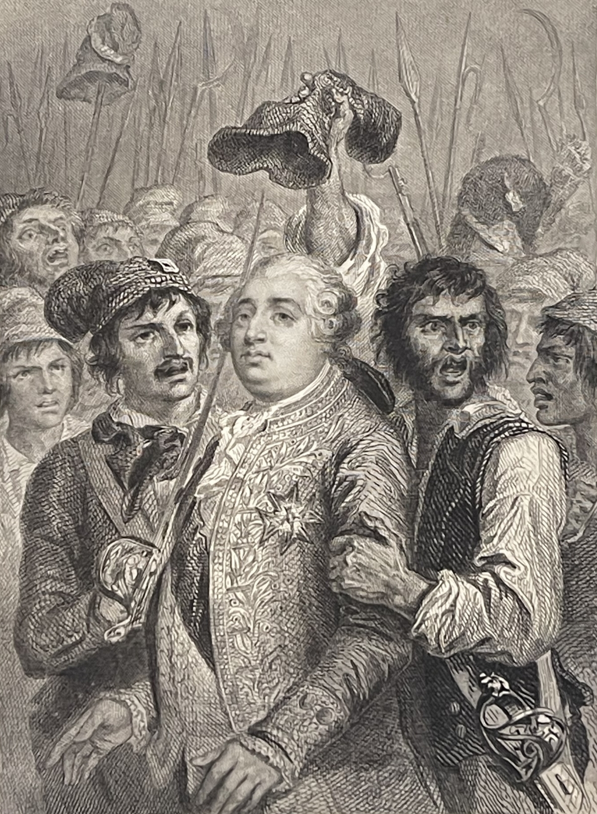 louis_xvi_at_tuileries_french_revolution_1792_engraving_1840_paris_france