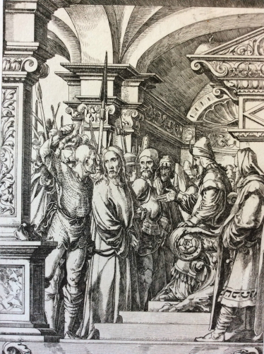 holbein_hans_1497-1543_la_passion_christ_caiphe__e__lievre_1879_pointe_seche