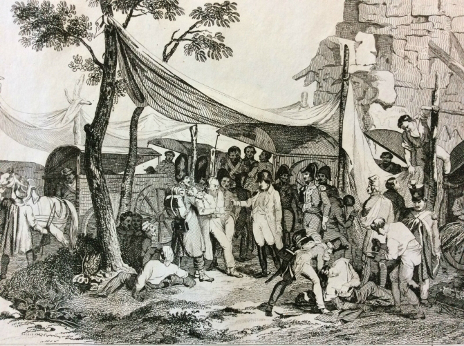 napoleon_bonaparte_empire_visite_des_ambulances_xixe_1837