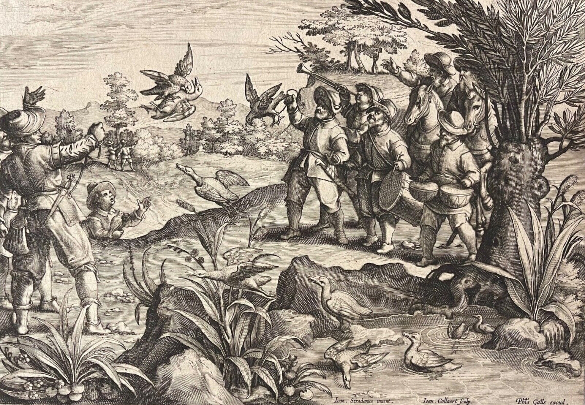 faucon_chasse_aux_canards_philippe_galle_van_der_straet_collaert_c_1595_oiseaux