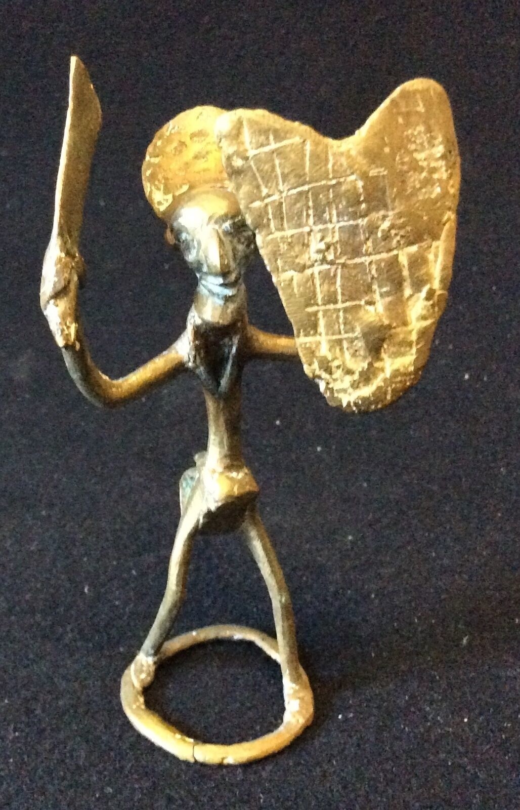 poids_peson_bamoun__cameroun_guerrier_en_bronze,_poids_afrique_africa_