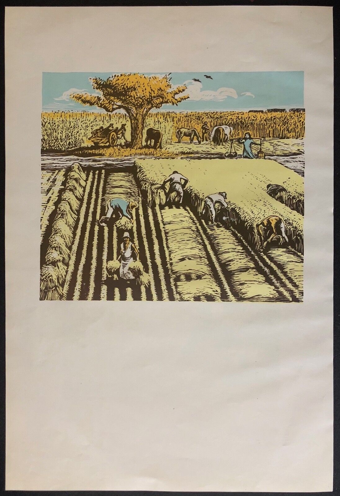 gu_yuan_1919-1996_recolte_dautomne_xylographie_de_1952/7_china